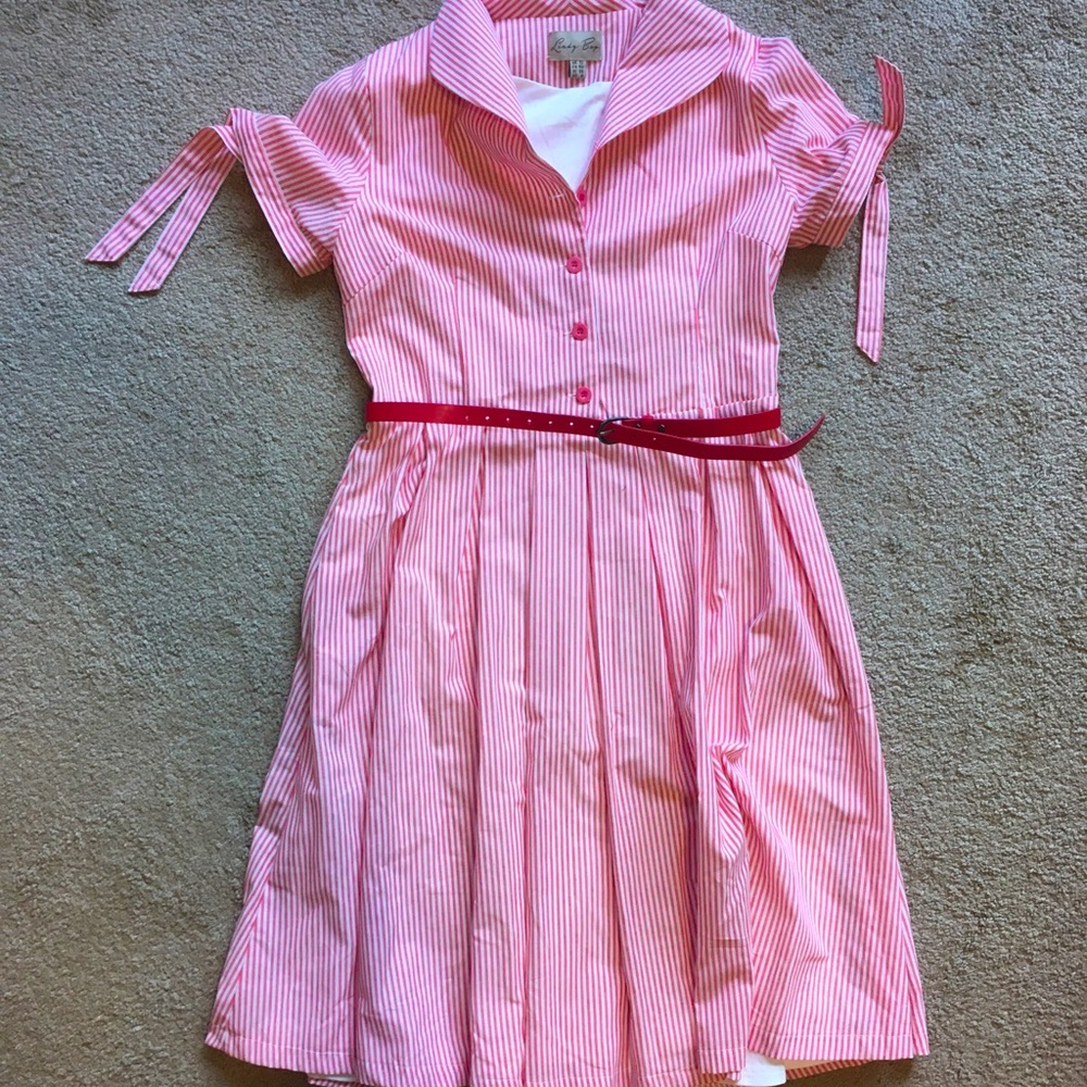 Retro style shirt dress